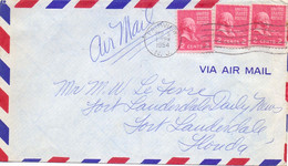 Omslag Enveloppe - USA Fairview Naar Fort Lauderdale - 1954 - 1941-60