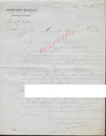 MILITARIA LETTRE DE 1882 ECRITE DE SAIGON COCHINCHINE FRANÇAISE DE PIERRE GEORGE SECRÉTAIRE AU COMMANDANT DU GENIE : - Covers & Documents