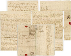 1716 LETTER To BRADSHAW C/o MRS BALLDUCKS GROCER 3 PIGEONS NEWGATE ST + SALOP (**) HISTORY VERY RARE - ...-1840 Precursores