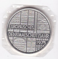 5 Mark 1975 F Stuttgart, Protection Des Monuments Historiques‎, ,en Argent, KM# 142, UNC , Neuve - 5 Marchi