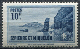 SAINT PIERRE ET MIQUELON - Y&T  N° 187 ** - Unused Stamps
