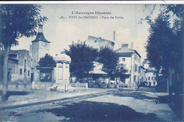 Cpa-63- Pont Du Chateau - Place Des Poilus - Monument Aux Morts 14 / 18 --edi Mathieu N°483 - Pont Du Chateau