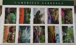 USA 10 American Gardens STAMPS MNH - Neufs