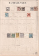 Luxembourg - Collection Ancienne Vendue Page Par Page - Tous états - Collections