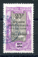 RC 23398 OUBANGUI COTE 38€ N° 74 - 20F SUR 5F OBLITÉRÉ TB - Used Stamps