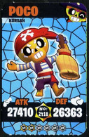 Brawl Stars POCO (PIRATE) #2418 Trading Cards Of Video Game (Supercell) - Turkish Edition - Other & Unclassified