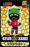 Brawl Stars DINO LEON #2525 Trading Cards Of Video Game (Supercell) - Turkish Edition - Otros & Sin Clasificación