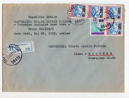 1993. YUGOSLAVIA,SERBIA,KOSOVO,PRIZREN SUVA REKA TO BELGRADE,REGISTERED COVER - Brieven En Documenten