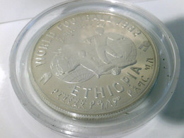 Münzen/ Medaillen, 20 Birr, 1982, Äthiopien, Fussball Weltmeisterschaft Spanien 1982, Polierte Platte. - Numismatique