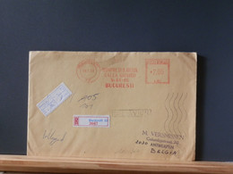 100/364  LETTRE  ROMANIA  POUR LA BELG. 1973 - Brieven En Documenten