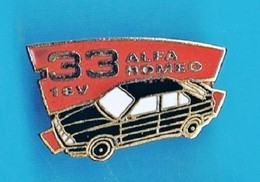 1 PIN'S  //  ** ALFA ROMEO 33 / 16V ** . (Formula Paris) - Alfa Romeo