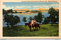 Kentucky Horseback Riding Along Beautiful Kentucky Lake Curteich - Sonstige & Ohne Zuordnung