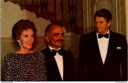 President Ronald Reagan And Nancy Reagan With King Hussein 16 November 19181 - Presidents