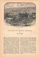 A102 1240-2 Aachen 2 Resindenzen Karl Der Große Artikel / Bilder 1885 !! - Politique Contemporaine