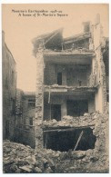 CPA - ITALIE - MESSINA'S EARTHQUAKES 1908-1909 - A House Of St-Martin Square - Messina