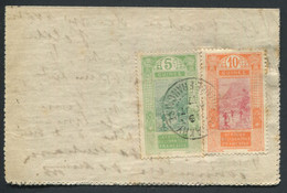 GUINÉE FRANCAISE - N° 66 & 67 / LETTRE DE CONAKRY LE 19/8/1917 POUR LA FRANCE - B - Covers & Documents