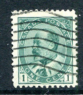 Canada 1903 King Edward VII - 1c Green Used (SG 175) - Used Stamps