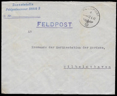 1942,17.4 FELDPOST KRETA CRETE - FP-Nr. 38602 S KOMMANDATUR DER SEEVERTEIDUGUNG - Occupazione 1938 – 45