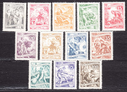 Yugoslavia Republic 1951 Mi#677-688 Mint Never Hinged - Unused Stamps
