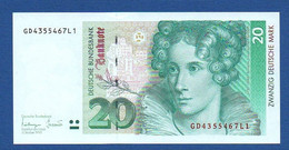 FEDERAL REPUBLIC OF GERMANY - P.39b – 20 Deutsche Mark 01.10.1993 UNC, Serie GD4355467L1 - 20 Deutsche Mark