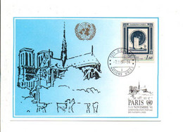 NATIONS UNIES EXPO DE PARIS 1991 - Lettres & Documents