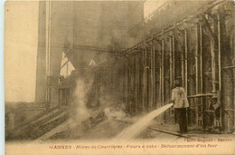 Harnes * Les Mines De Courrières * Les Fours à Coke Charbon * Détournement D'un Four * Puits Carrière - Harnes