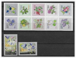 Suède 2022 Série Neuve Complète Fleurs - Unused Stamps