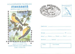 Romania:Birds, Parus Caeruleus L., 1995 - Cartas & Documentos