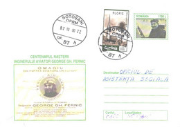 Romania:Aviator George Gh. Fernic, 2000 - Covers & Documents