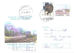 Romania:Eforie Sud Railway Station, 1998 - Covers & Documents