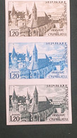 Rare- N.D 3 Timbres Neuf MNH Luxe ** De 3 Couleurs Différentes N° 1712 Y/T- France Non Dentelés-1972-voir Scan - 1971-1980