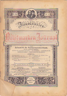 BOOKS, GERMAN, MAGAZINES, HOBBIES, ILLUSTRATED STAMPS JOURNAL, 8 SHEETS, LEIPZIG, XXI YEAR, NR 8, 1894, GERMANY - Hobbies & Collections