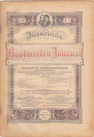 BOOKS, GERMAN, MAGAZINES, HOBBIES, ILLUSTRATED STAMPS JOURNAL, 8 SHEETS, LEIPZIG, XXI YEAR, NR 4, 1894, GERMANY - Hobby & Sammeln