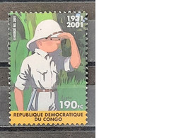 2001 - Democratic Republic Of Congo - MNH - Tintin In Africa  - 1 Stamp - Autres & Non Classés