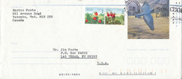 Canada Postal Stationery Cover Uprated And Sent To USA 23-6-1997 - 1953-.... Règne D'Elizabeth II