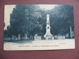 CPA 37 NEUVY LE ROI Mail Et Monument Aux Morts 1945 - Neuvy-le-Roi