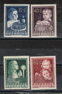 Autriche_( 1949 ) Oeuvres De L' Enfance N°765/768 - Other & Unclassified