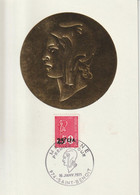 Réunion CFA 1971 Carte Maximum Marianne De Bequet 393 - Briefe U. Dokumente