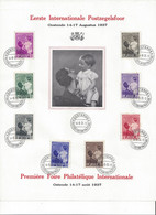 Oostende Postzegelfoor Ostende Foire Philatélique 1937 Belgique Belgie - Luxuskleinbögen [LX]