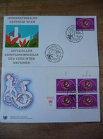 (6) UNITED NATIONS -ONU - NAZIONI UNITE - NATIONS UNIES * 2 FDC 1981  *  "Palestine" - Brieven En Documenten