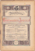 BOOKS, GERMAN, MAGAZINES, HOBBIES, ILLUSTRATED STAMPS JOURNAL, 8 SHEETS, LEIPZIG, XXI YEAR, NR 10, 1894, GERMANY - Loisirs & Collections