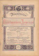 BOOKS, GERMAN, MAGAZINES, HOBBIES, ILLUSTRATED STAMPS JOURNAL, 8 SHEETS, LEIPZIG, XXI YEAR, NR 13, 1894, GERMANY - Hobby & Verzamelen