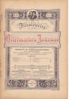 BOOKS, GERMAN, MAGAZINES, HOBBIES, ILLUSTRATED STAMPS JOURNAL, 8 SHEETS, LEIPZIG, XXI YEAR, NR 15, 1894, GERMANY - Hobby & Verzamelen