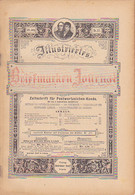 BOOKS, GERMAN, MAGAZINES, HOBBIES, ILLUSTRATED STAMPS JOURNAL, 8 SHEETS, LEIPZIG, XXI YEAR, NR 16, 1894, GERMANY - Hobbies & Collections