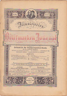 BOOKS, GERMAN, MAGAZINES, HOBBIES, ILLUSTRATED STAMPS JOURNAL, 8 SHEETS, LEIPZIG, XXI YEAR, NR 24, 1894, GERMANY - Hobbies & Collections