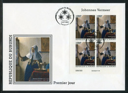 Burundi 2022, Art, J. Vermeer II, BF In FDC - Neufs