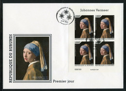 Burundi 2022, Art, J. Vermeer, BF In FDC - Nuovi