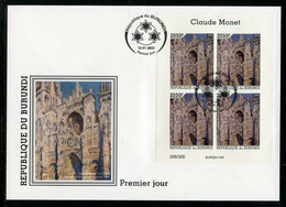 Burundi 2022, Art, Monet III, Cathedral, BF In FDC - Neufs