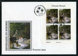 Burundi 2022, Art, Monet, BF In FDC - Nuovi