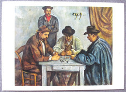 USA UNITED STATES NEW YORK CITY PAUL CEZANNE CARD PLAYERS METROPOLITAN ANSICHTSKARTE POSTCARD PC CP AK CARTE POSTALE - Piazze